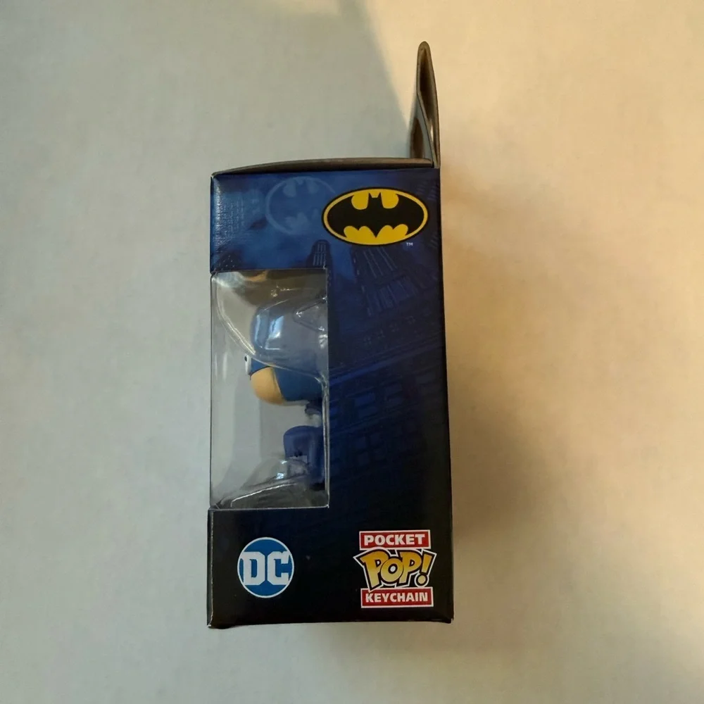 2 for 1 Funko Batman Bitty Pop Deluxe & Patchwork Batman Pocket Pop Keychain Lot